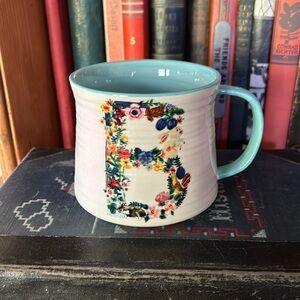 Anthropologie B Initial Mug